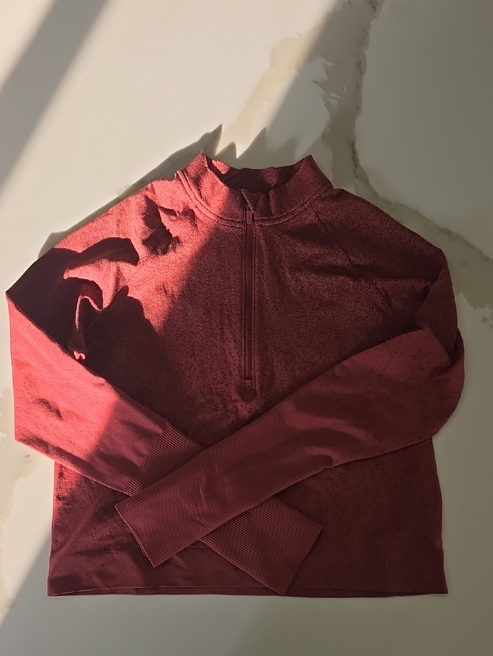 lululemon athletica Rest Less Cropped Half-Zip - Picture 1 of 6